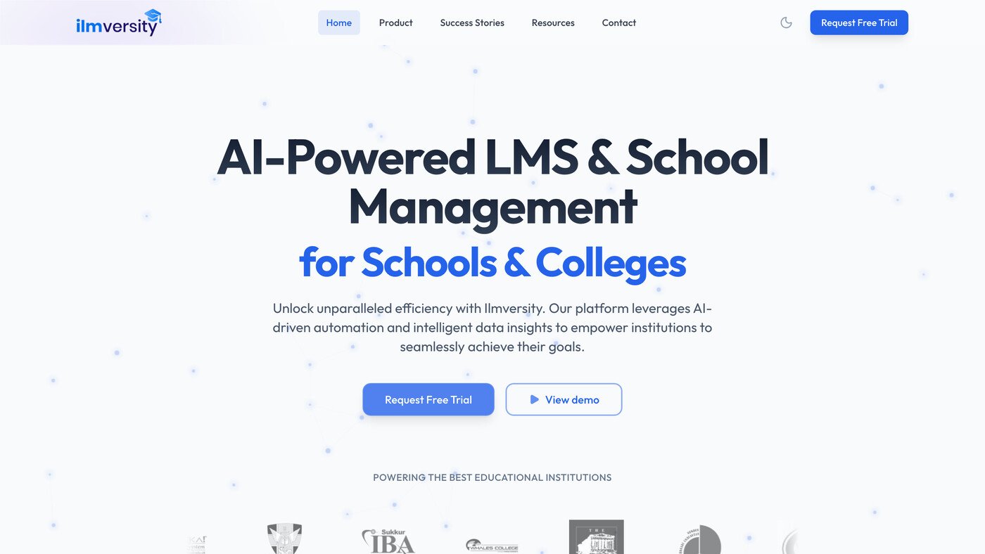 Ilmversity: AI-powered LMS and school management platform